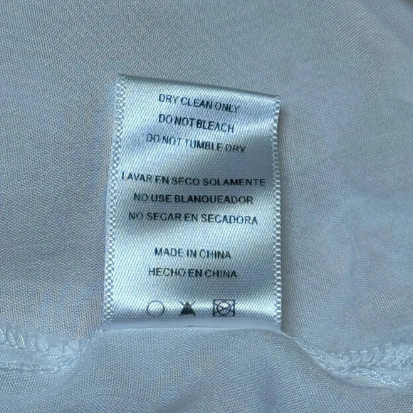 🌻 The Vintage Shop Yellow Tiered Ruffle Chiffon Floral Long Sleeve Mini size M - Picture 9 of 10